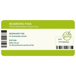 Boardingpass Recallkarte
