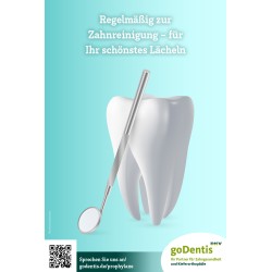Poster - Zahnreinigung