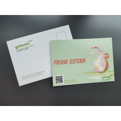 Postkarte Hase - Frohe Ostern