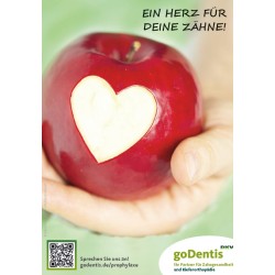 Poster - Apfel, Herz